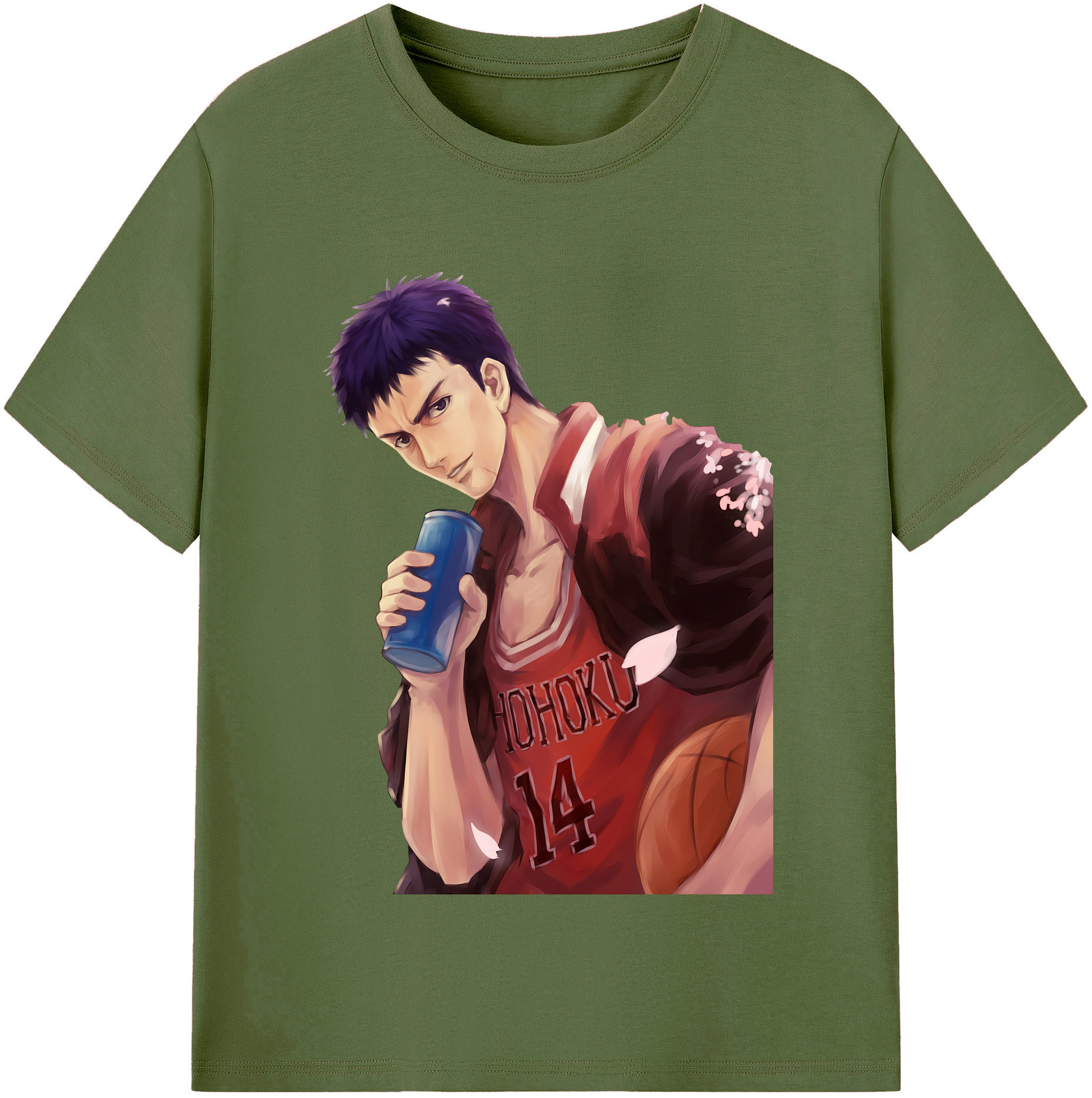 （画像用） SLAM DUNK／スラムダンク 綿100％半袖Tシャツ（フロントプリント）